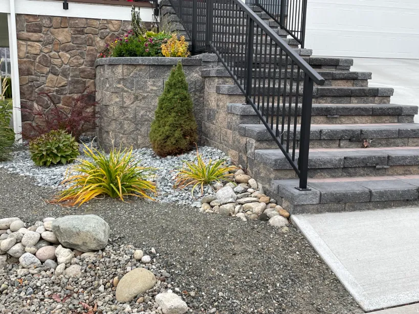 Landscape stairway in Osoyoos and Oliver BC