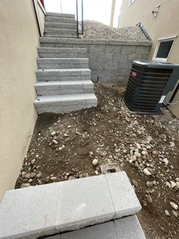 Landscape stairway in Osoyoos and Oliver BC