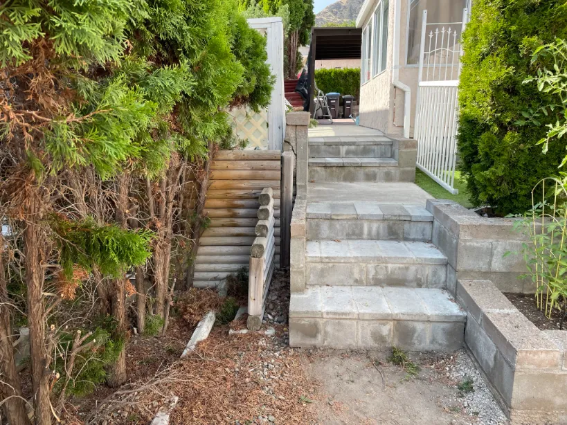 Landscape stairway in Osoyoos and Oliver BC
