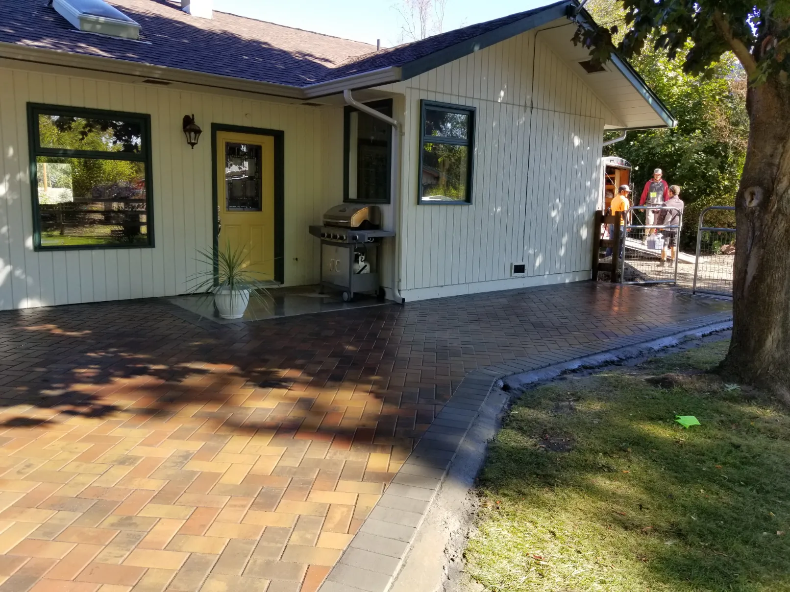 Paving stone project in Osoyoos and Oliver BC