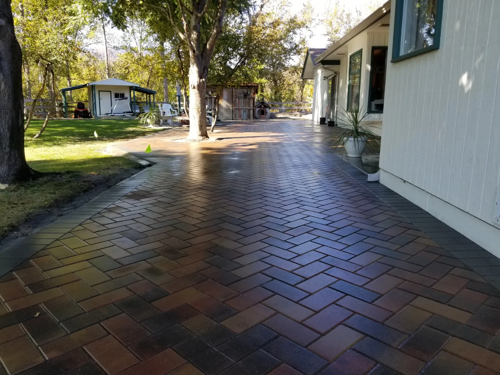 Paving stone project in Osoyoos and Oliver BC