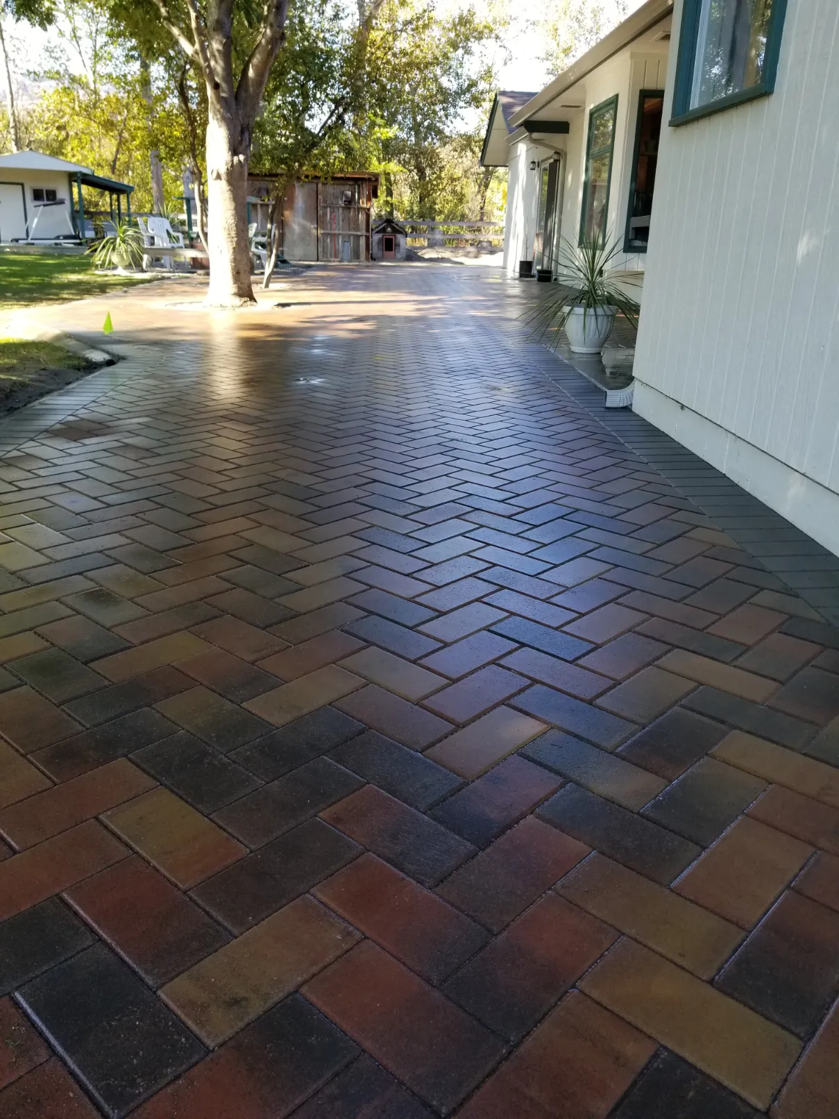 Paving stone project in Osoyoos and Oliver BC