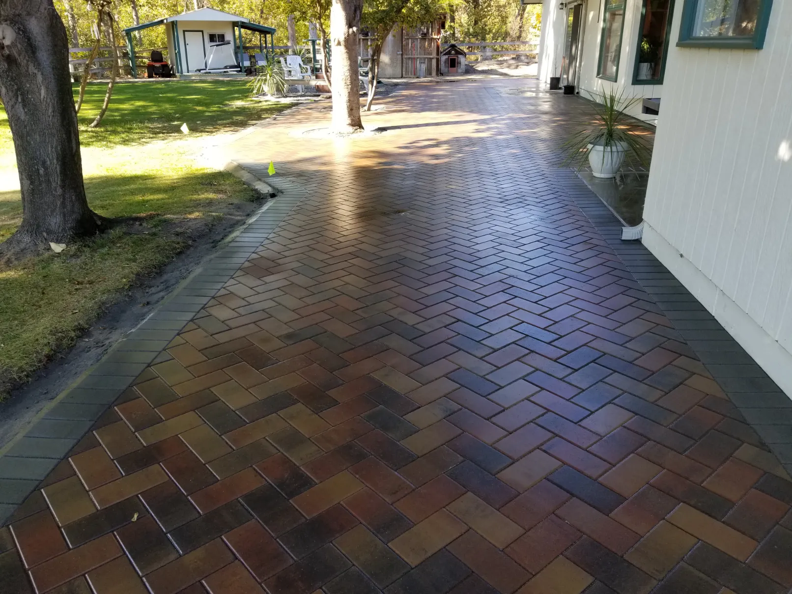 Paving stone project in Osoyoos and Oliver BC