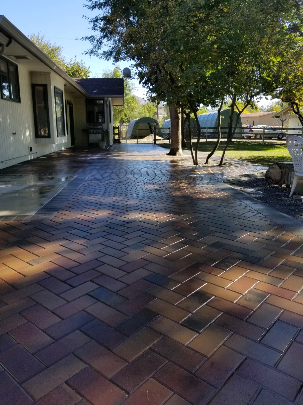 Paving stone project in Osoyoos and Oliver BC