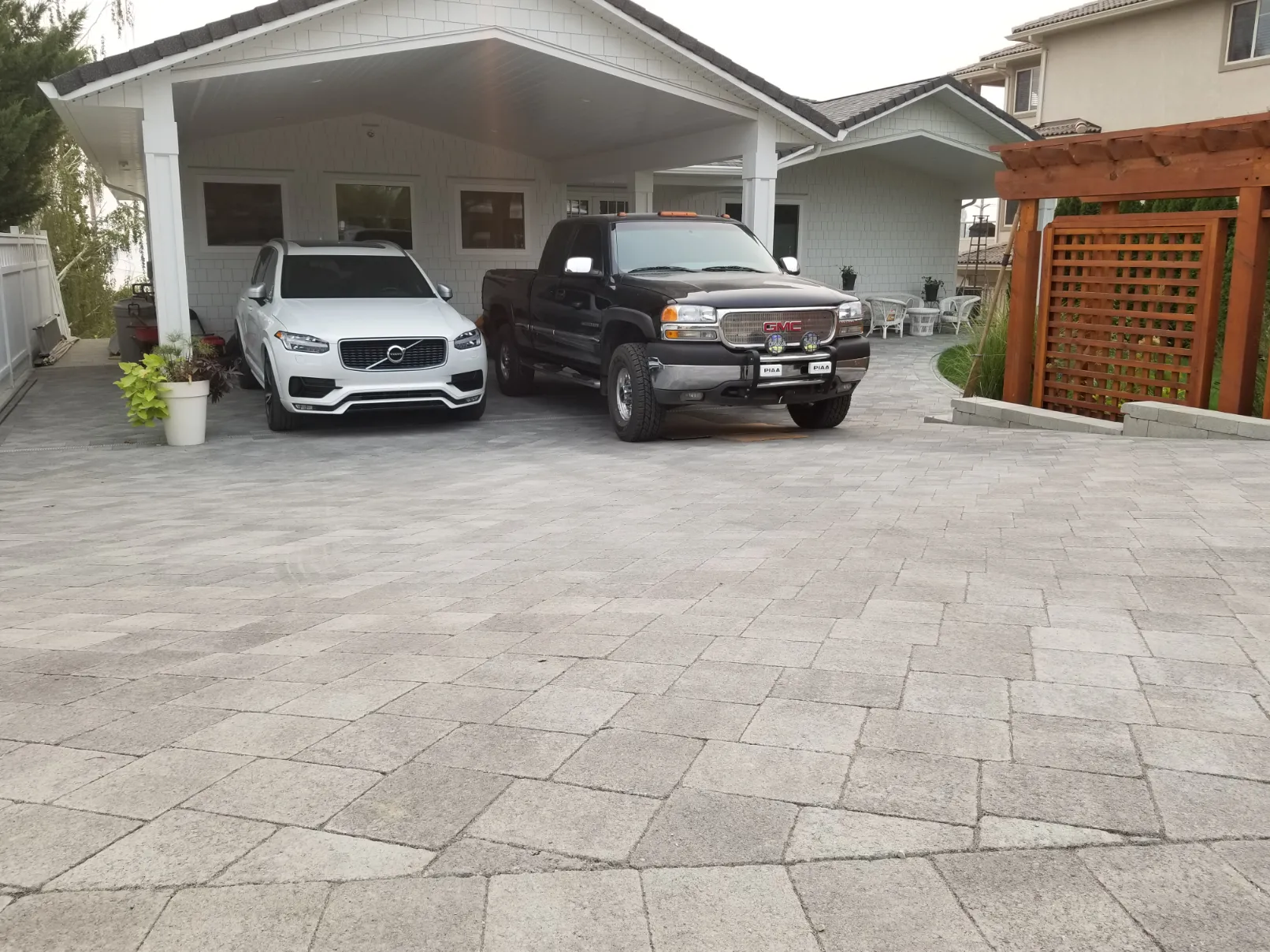 Paving stone project in Osoyoos and Oliver BC
