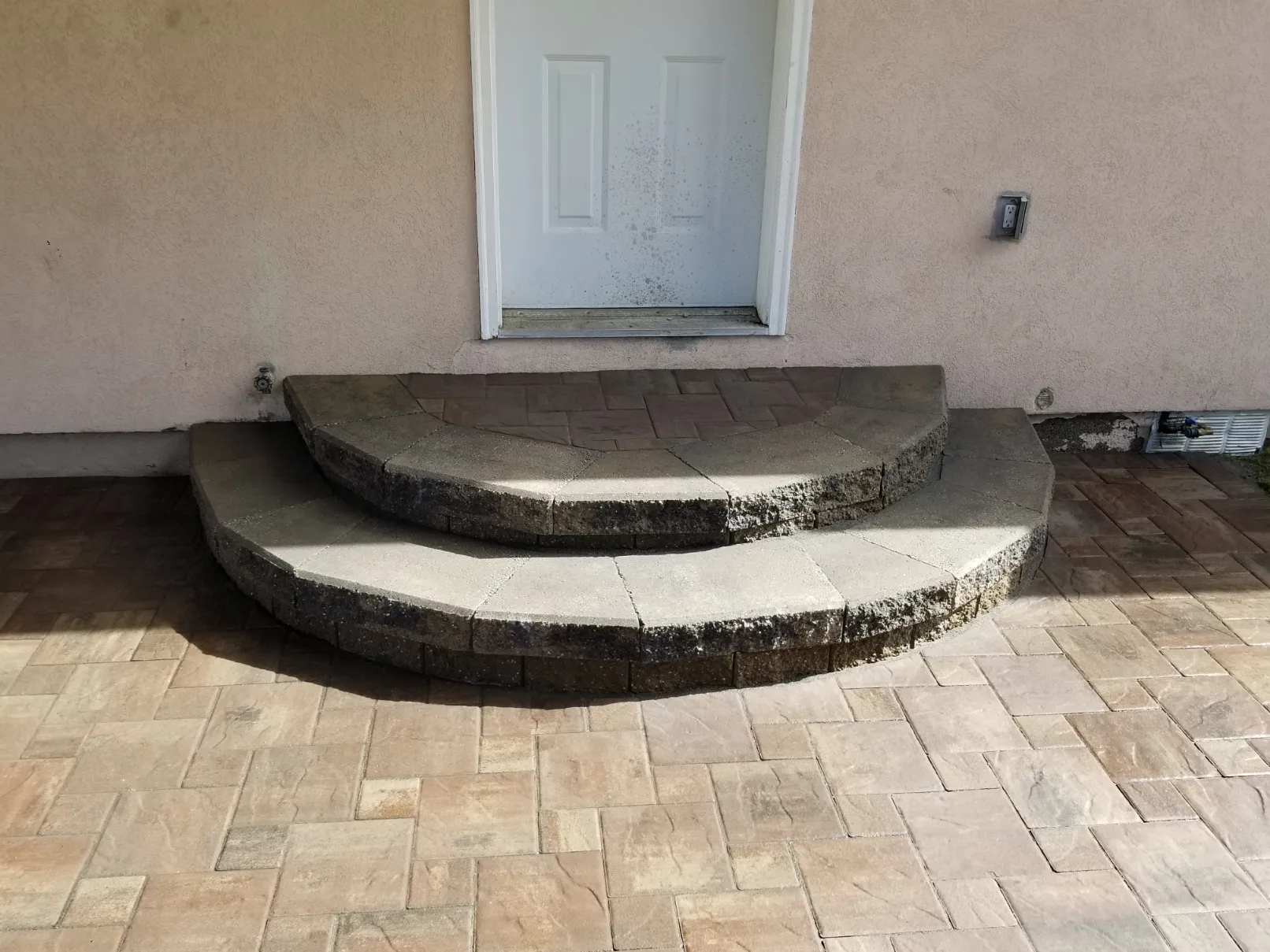 Paving stone project in Osoyoos and Oliver BC