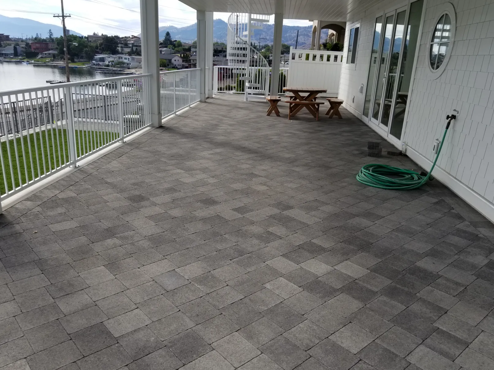Paving stone project in Osoyoos and Oliver BC