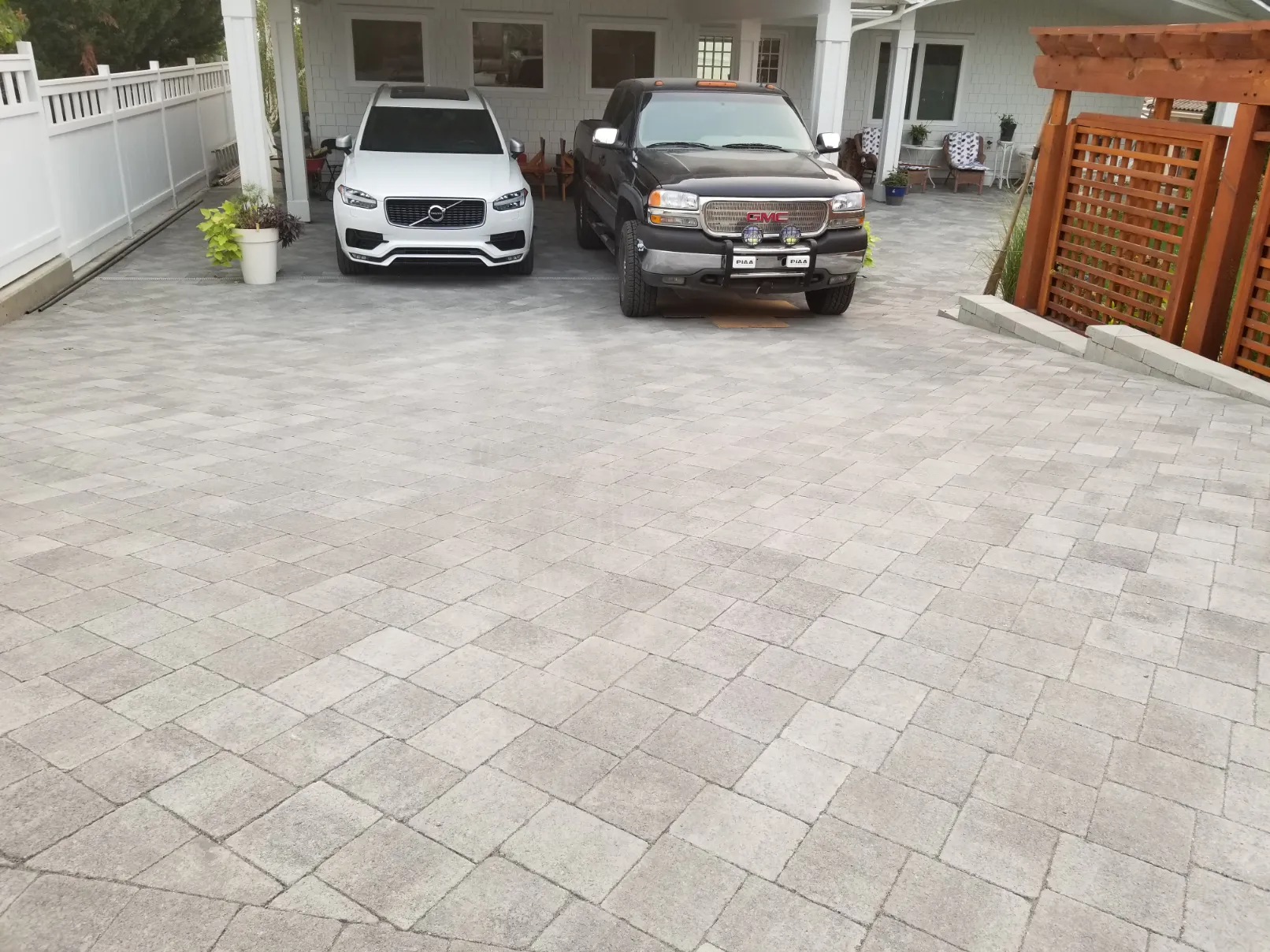 Paving stone project in Osoyoos and Oliver BC