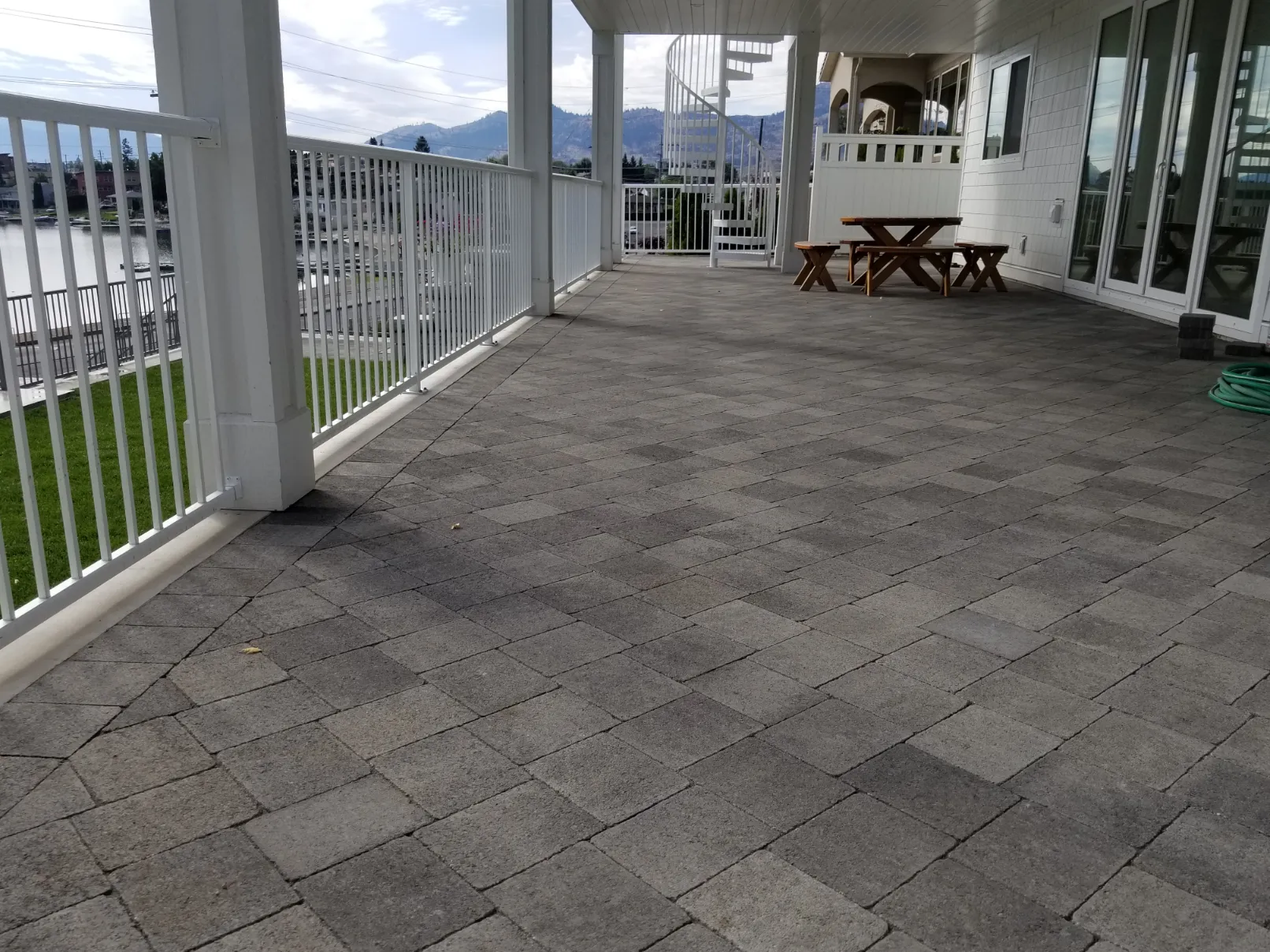 Paving stone project in Osoyoos and Oliver BC