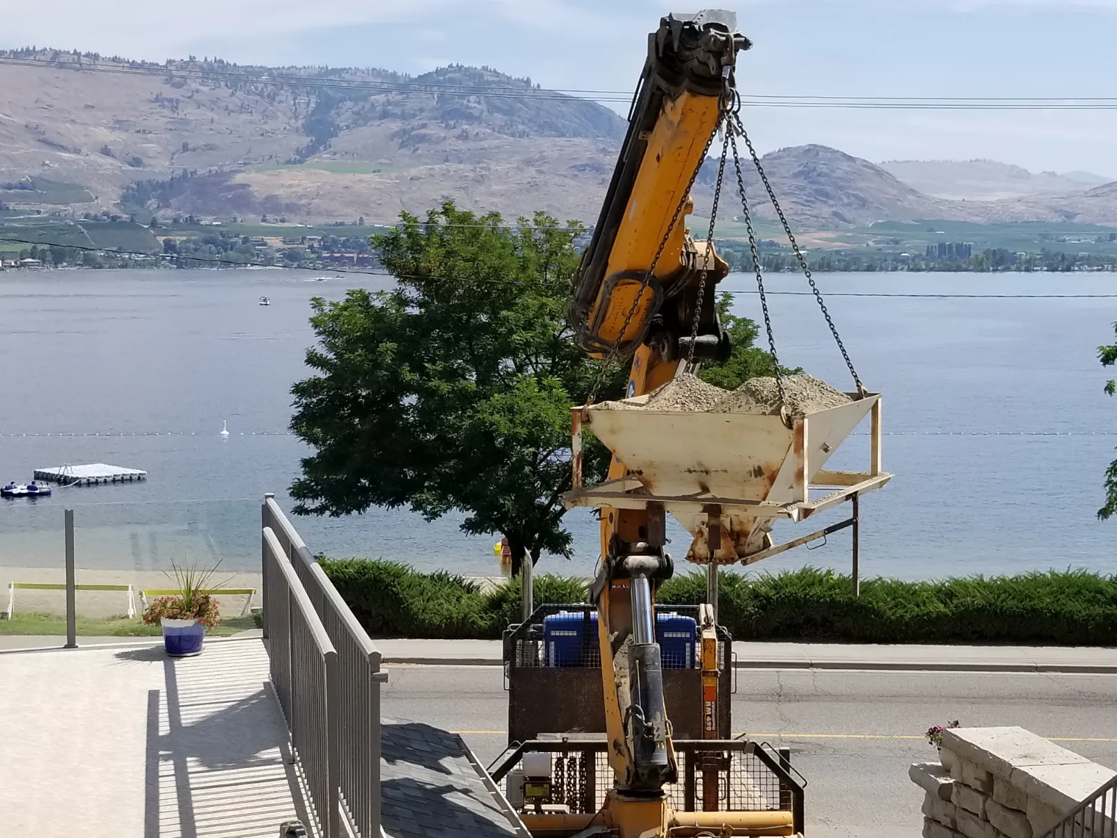 Paving stone project in Osoyoos and Oliver BC