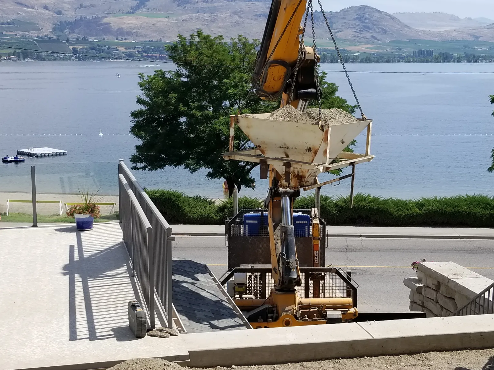 Paving stone project in Osoyoos and Oliver BC