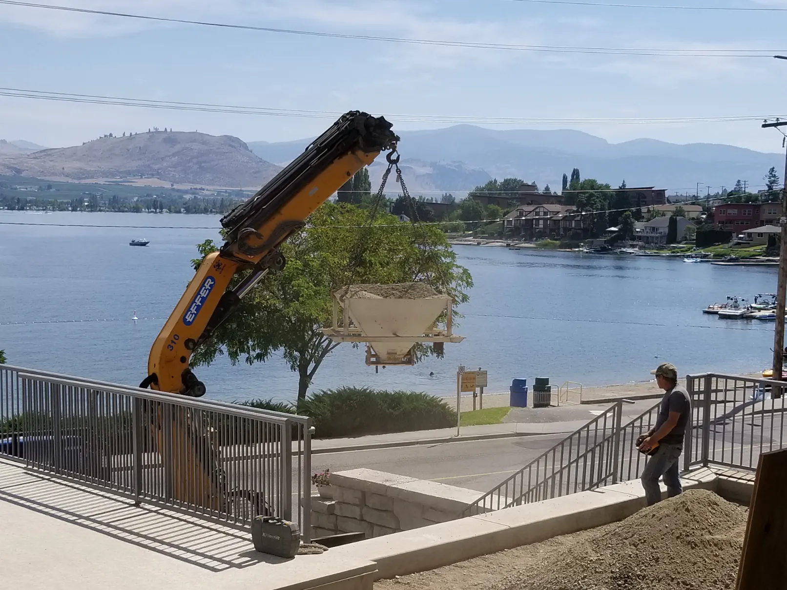 Paving stone project in Osoyoos and Oliver BC