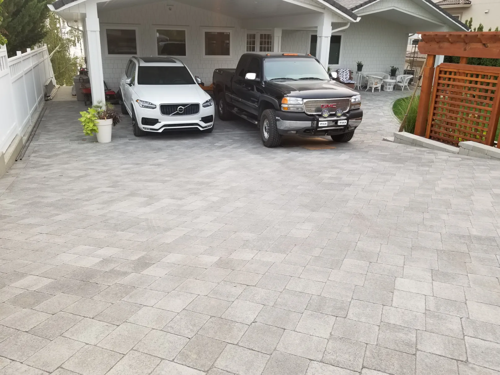 Paving stone project in Osoyoos and Oliver BC