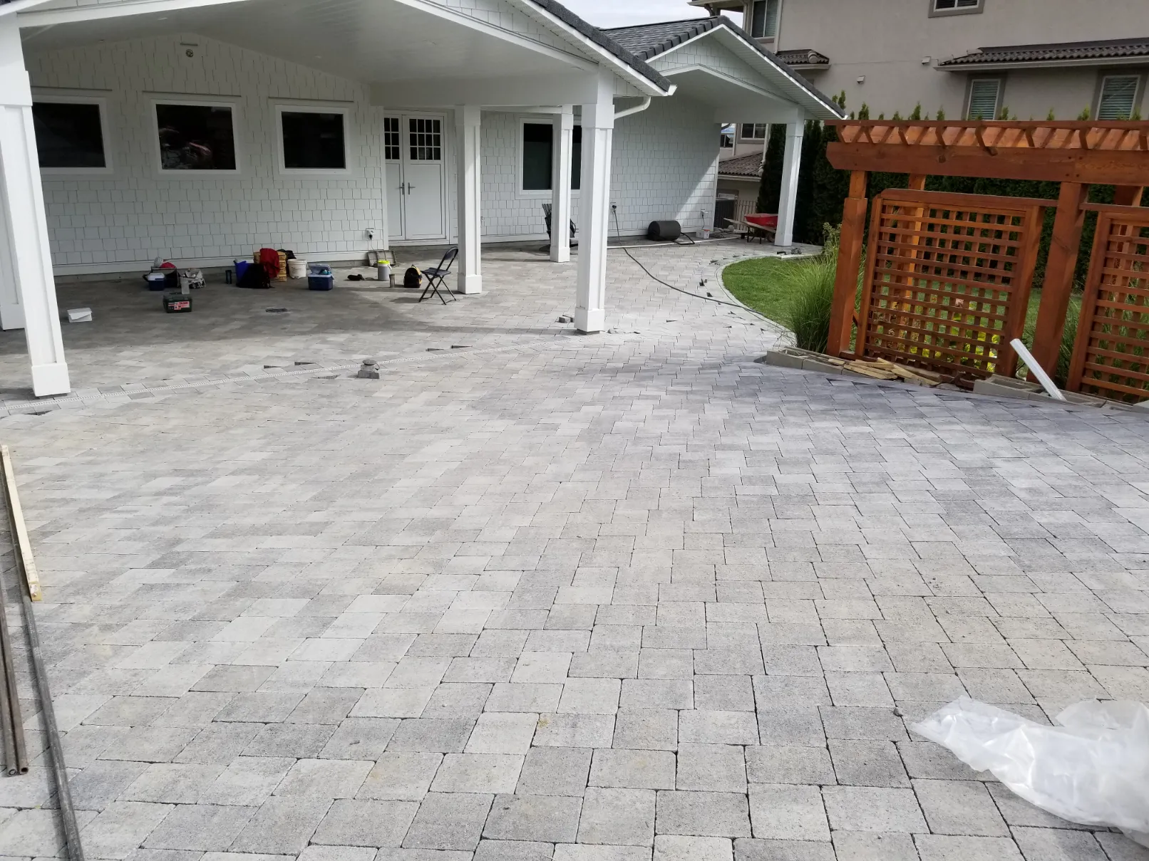 Paving stone project in Osoyoos and Oliver BC