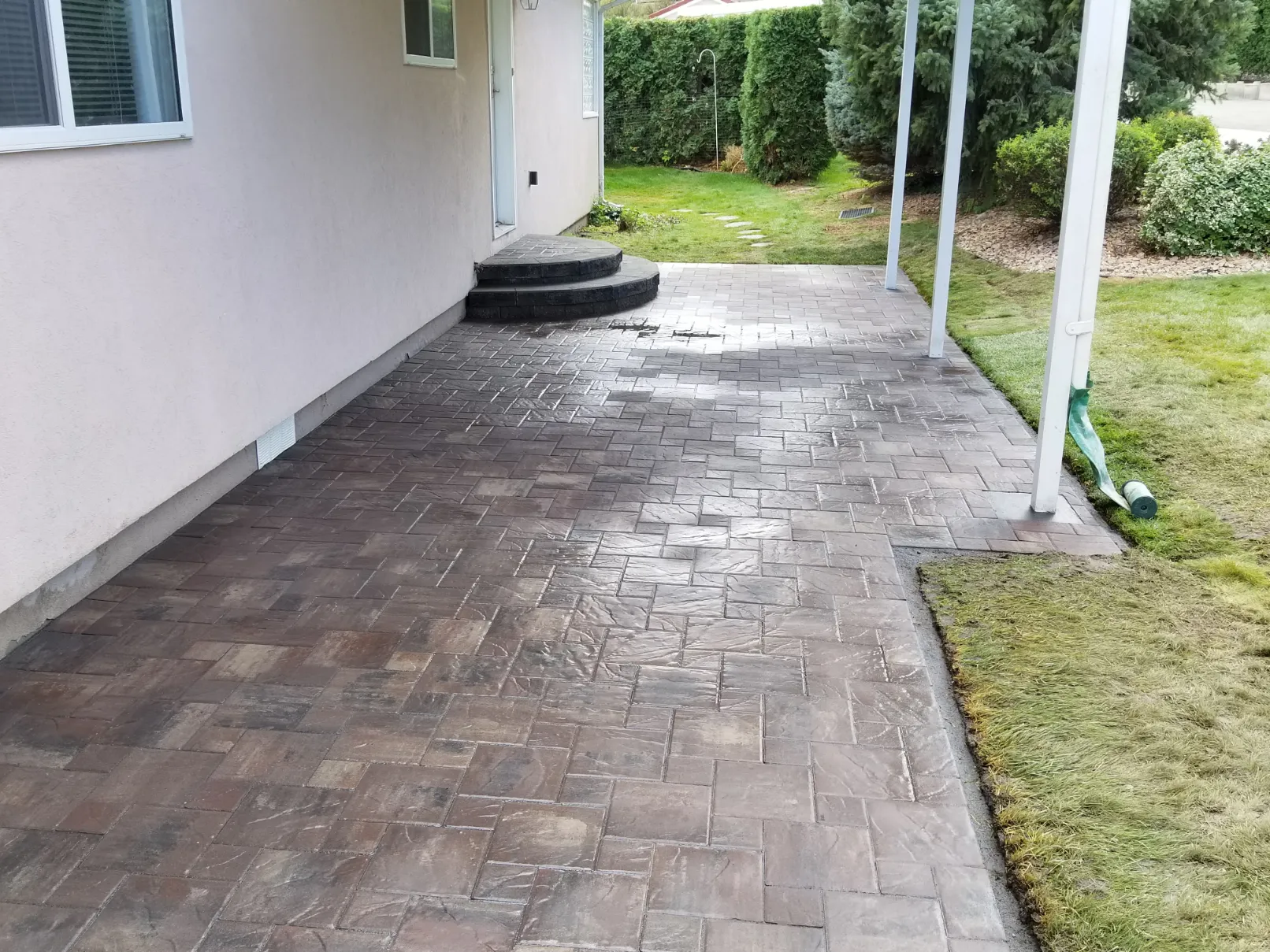 Paving stone project in Osoyoos and Oliver BC