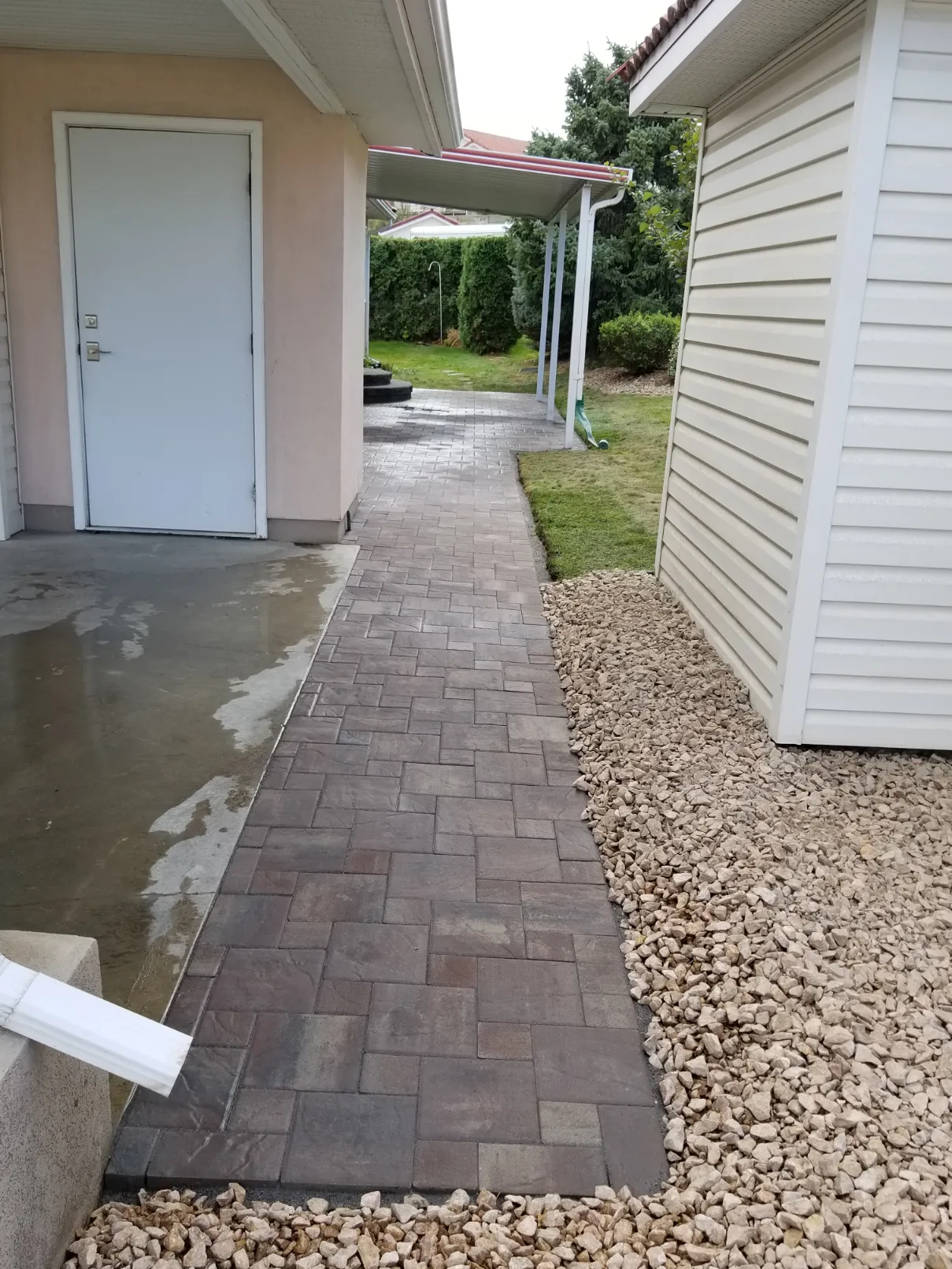 Paving stone project in Osoyoos and Oliver BC