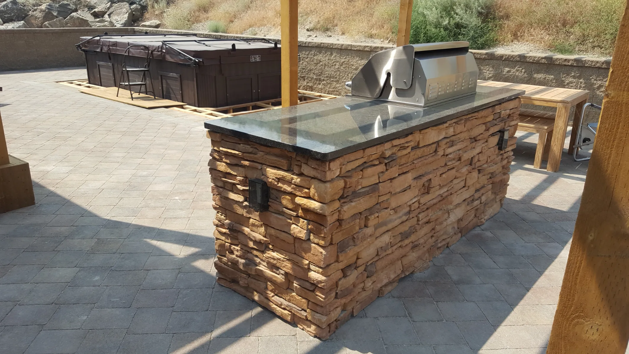 Paving stone project in Osoyoos and Oliver BC