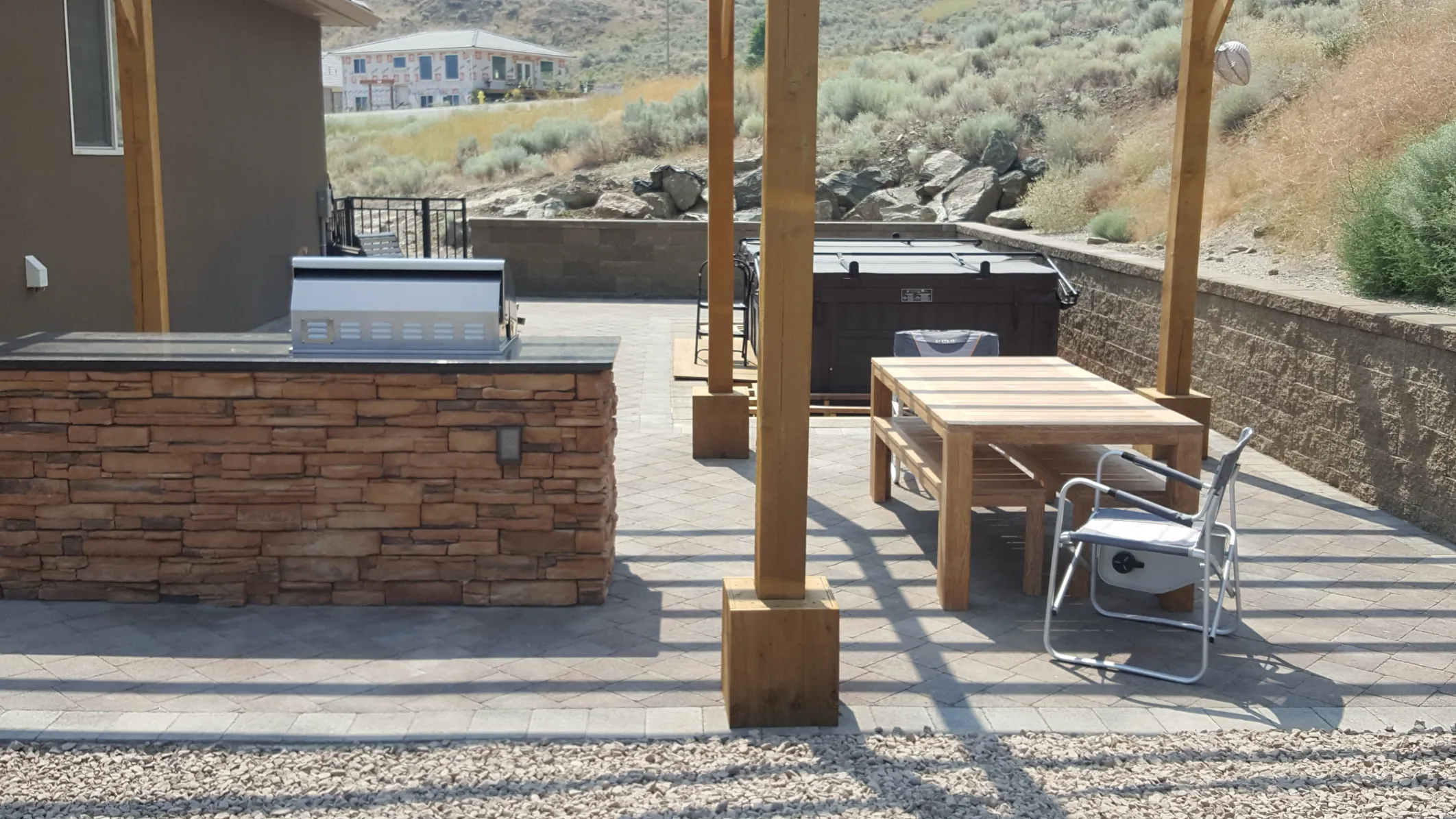 Paving stone project in Osoyoos and Oliver BC