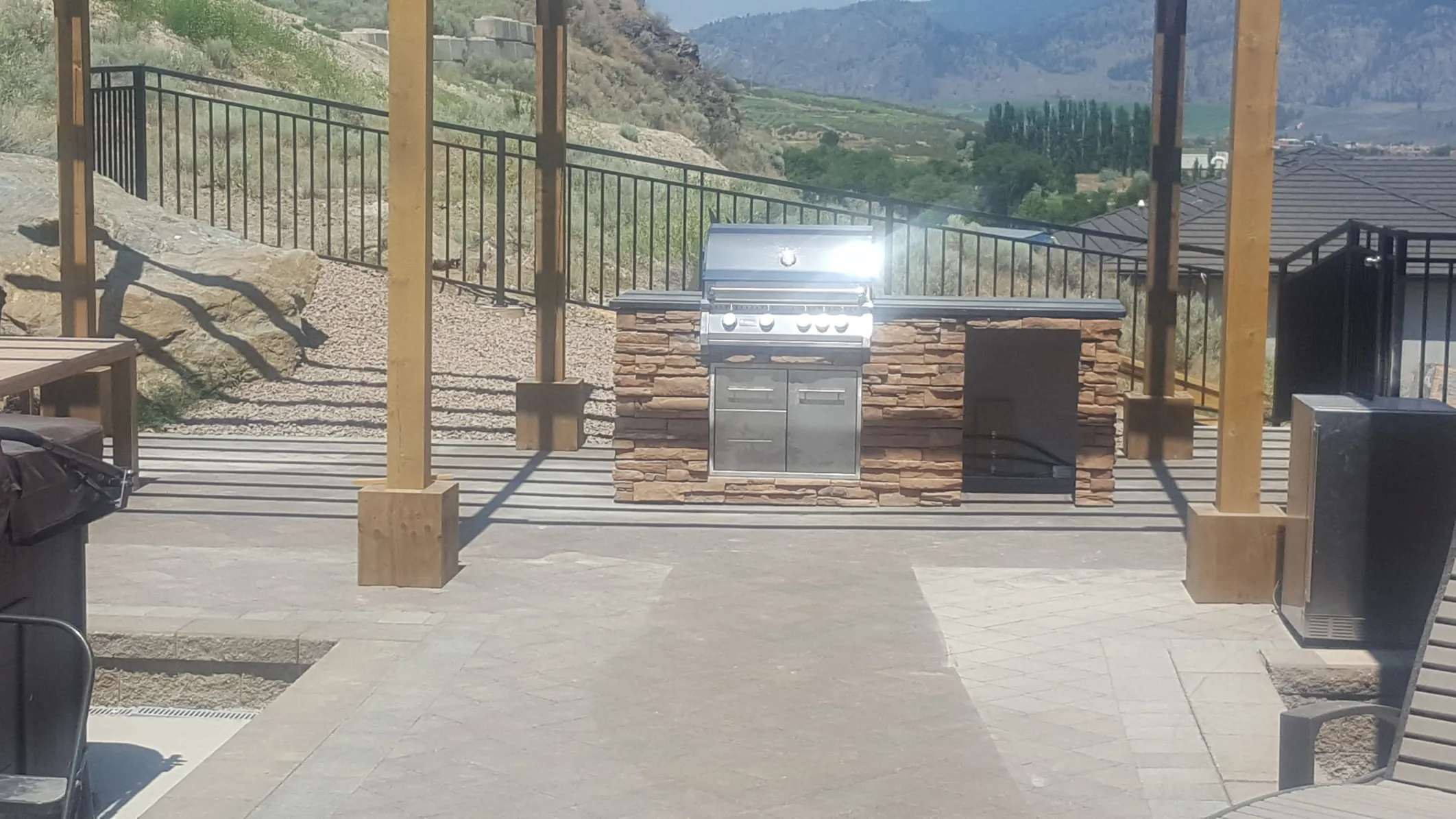 Paving stone project in Osoyoos and Oliver BC