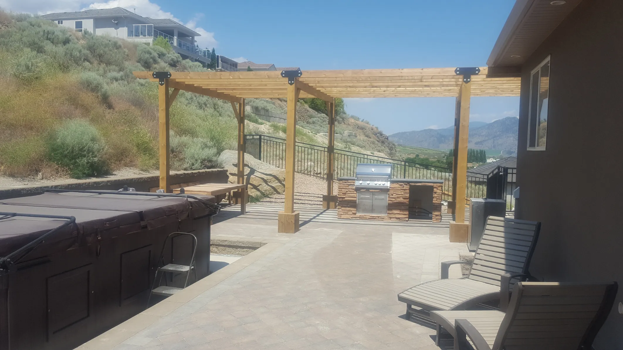 Paving stone project in Osoyoos and Oliver BC