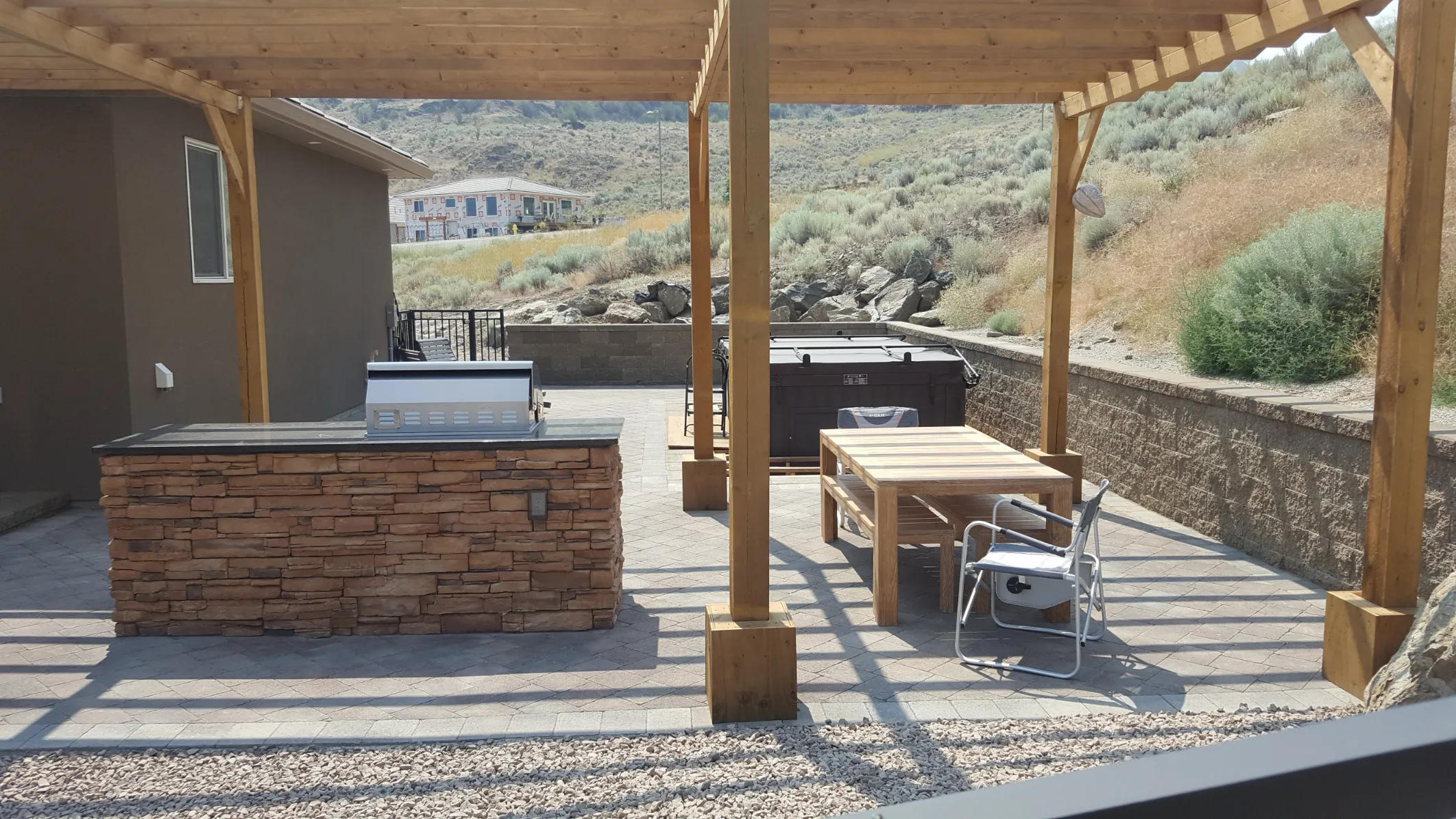 Paving stone project in Osoyoos and Oliver BC