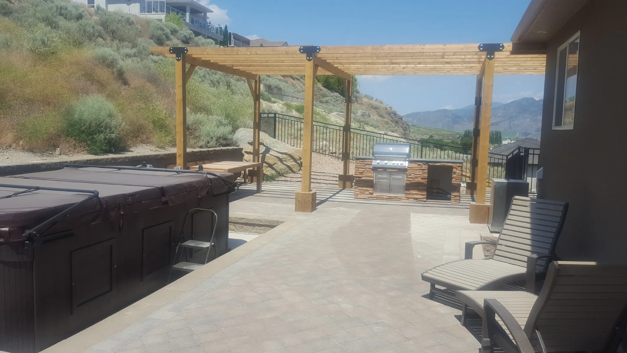 Paving stone project in Osoyoos and Oliver BC