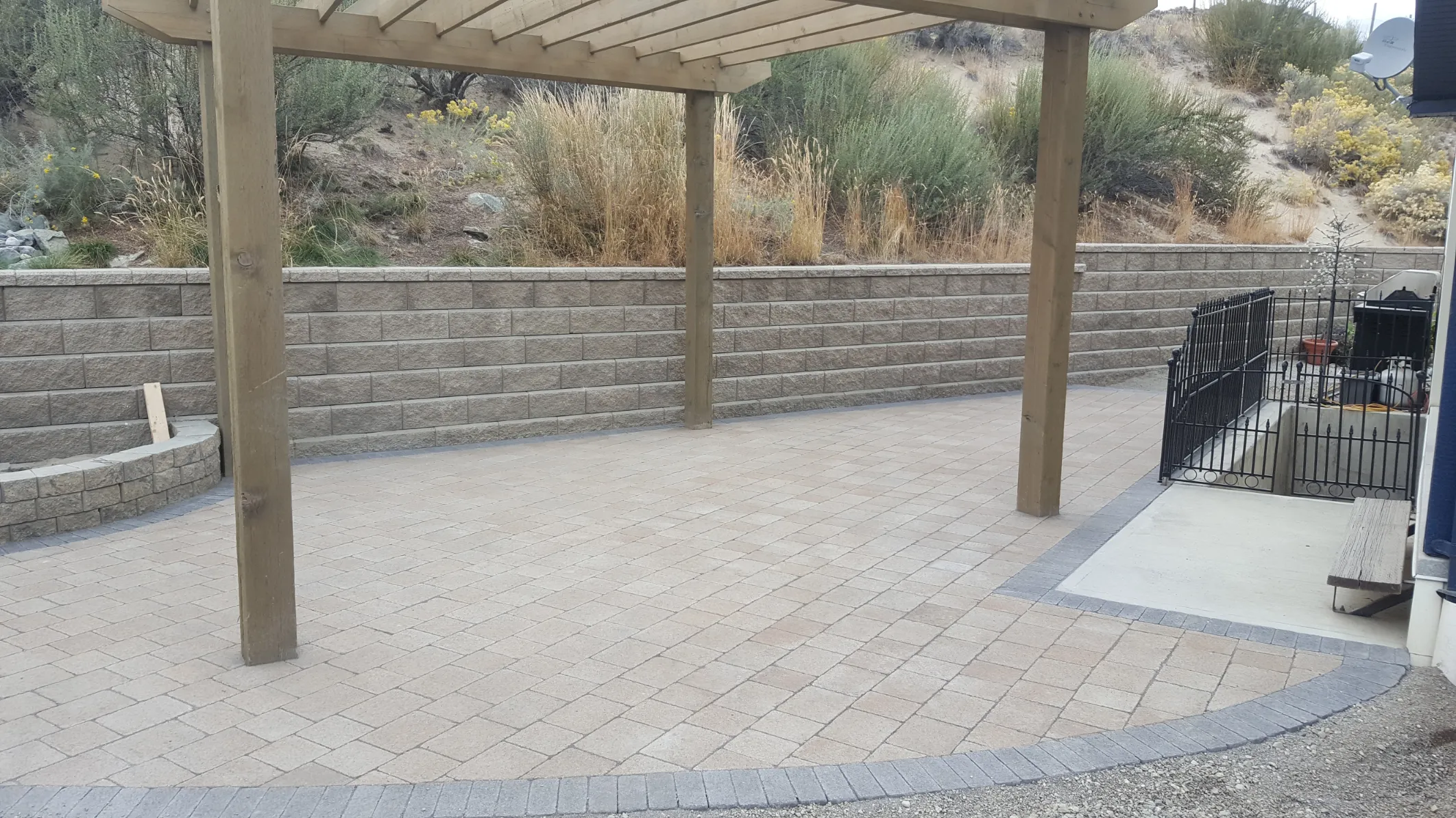 Paving stone project in Osoyoos and Oliver BC