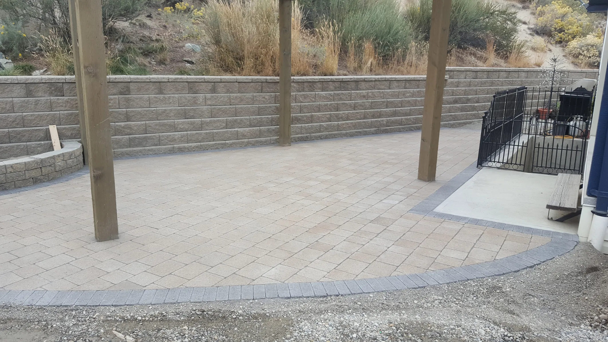 Paving stone project in Osoyoos and Oliver BC