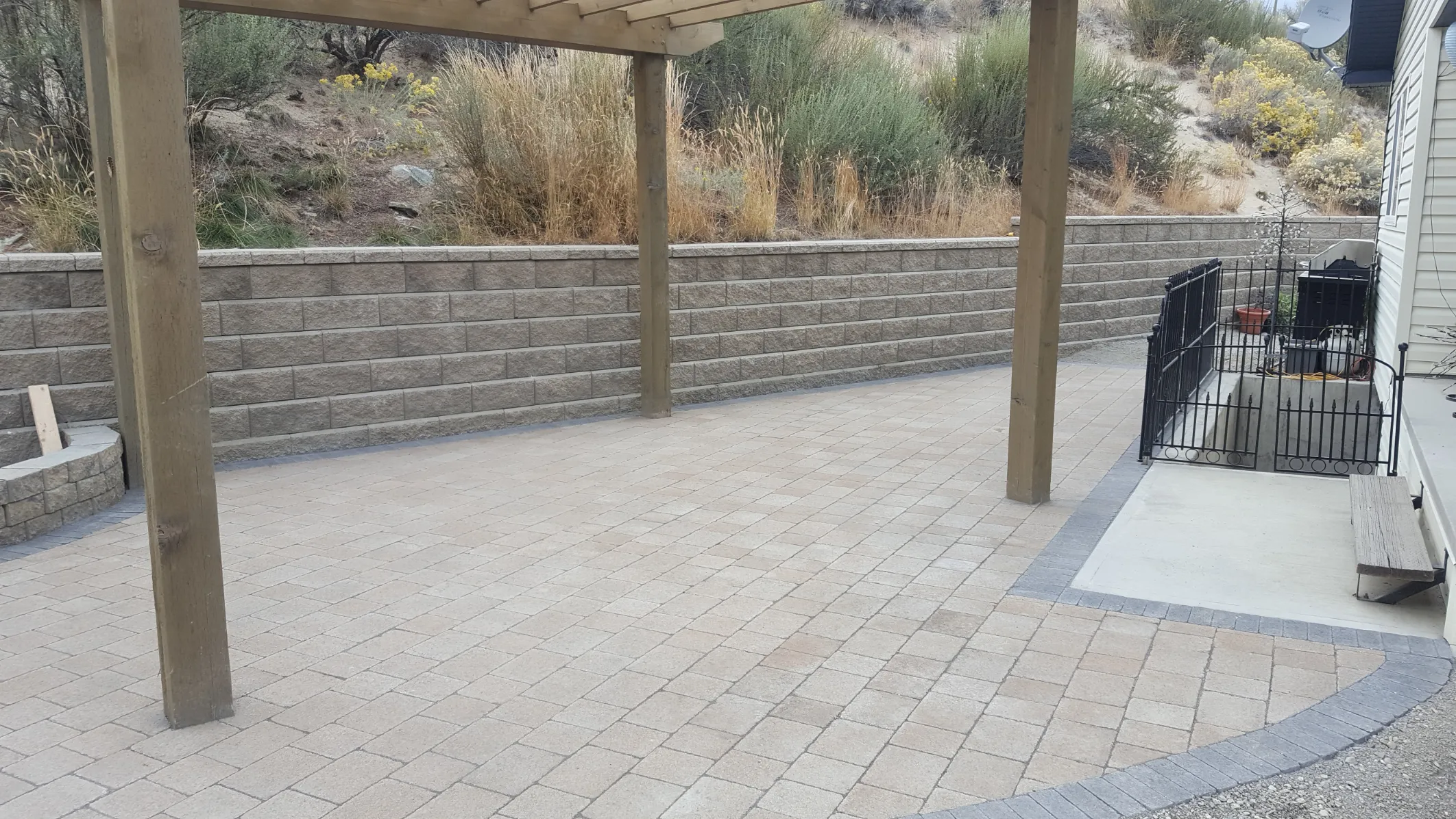 Paving stone project in Osoyoos and Oliver BC