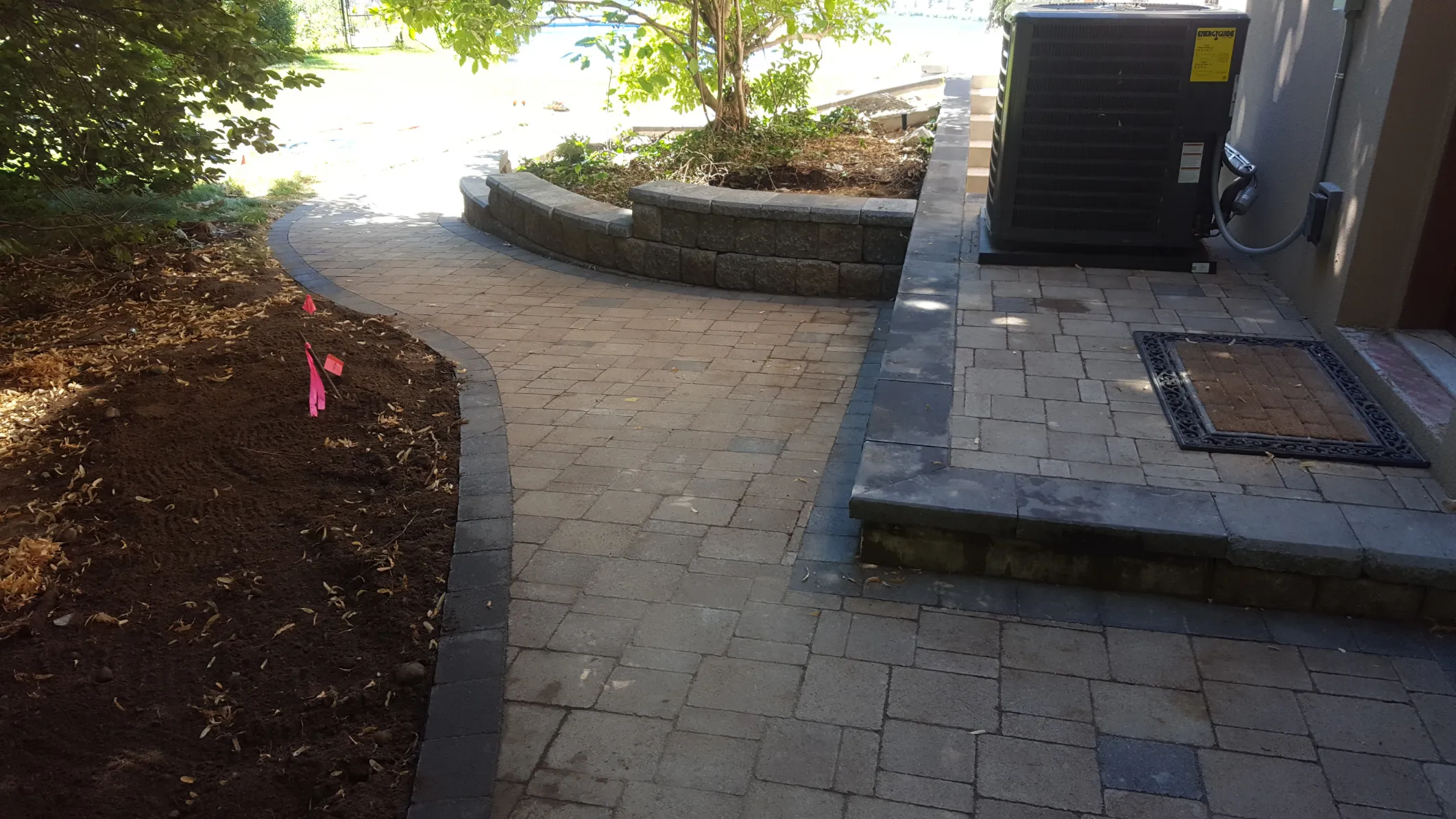 Paving stone project in Osoyoos and Oliver BC