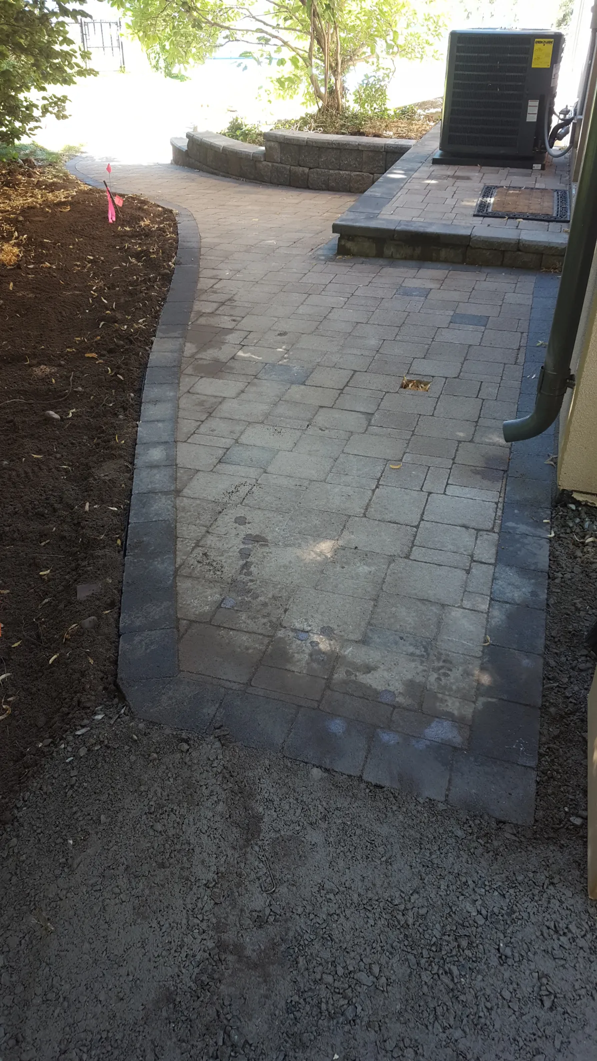 Paving stone project in Osoyoos and Oliver BC