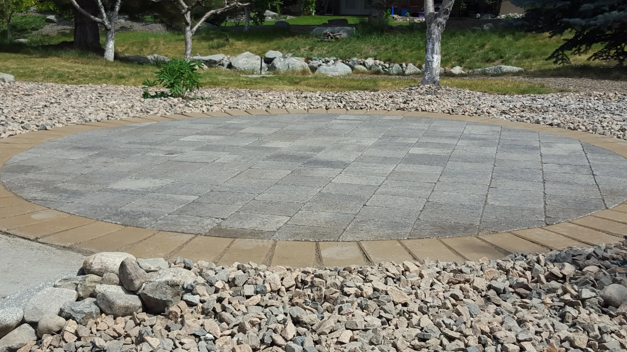 Paving stone project in Osoyoos and Oliver BC