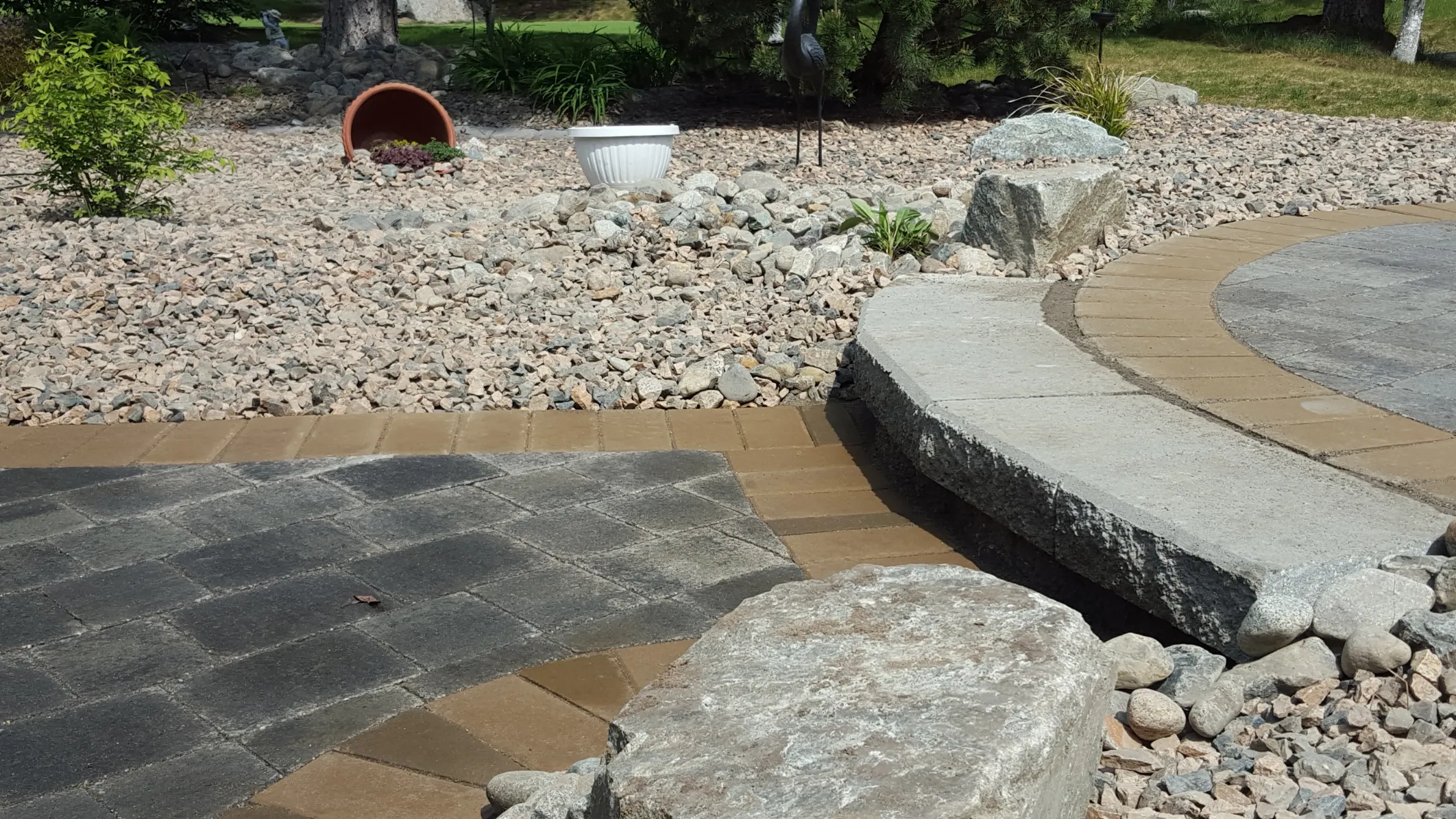 Paving stone project in Osoyoos and Oliver BC
