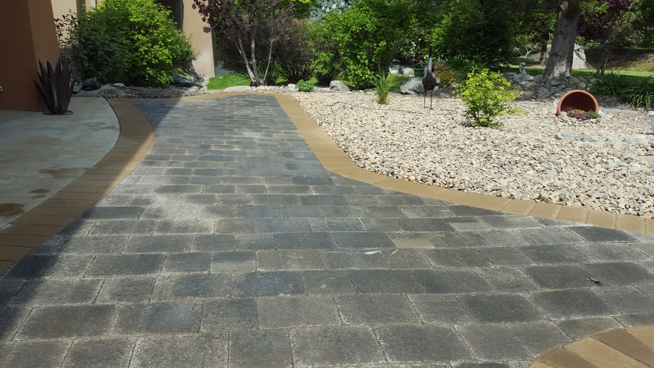 Paving stone project in Osoyoos and Oliver BC