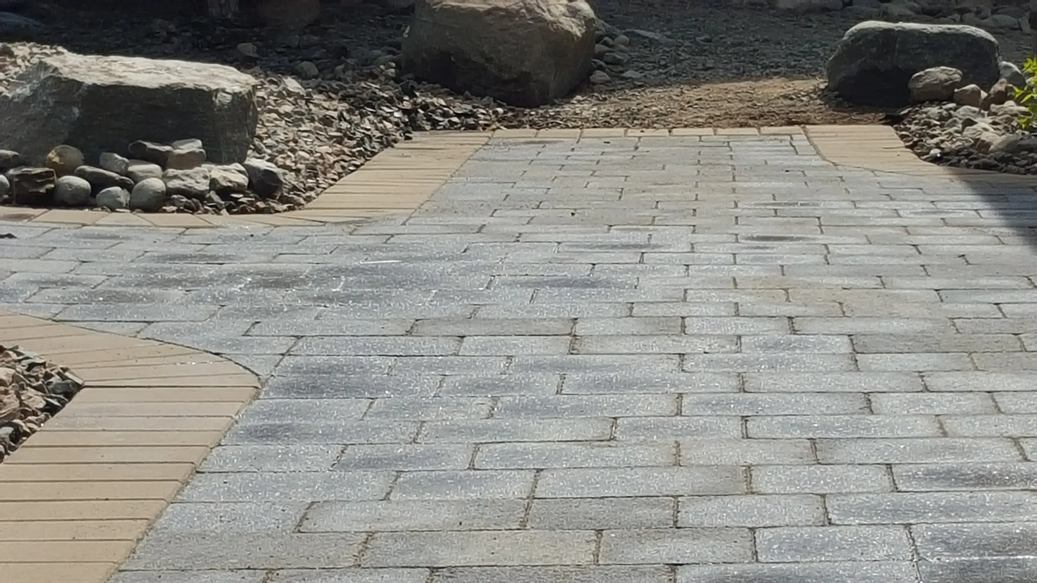 Paving stone project in Osoyoos and Oliver BC
