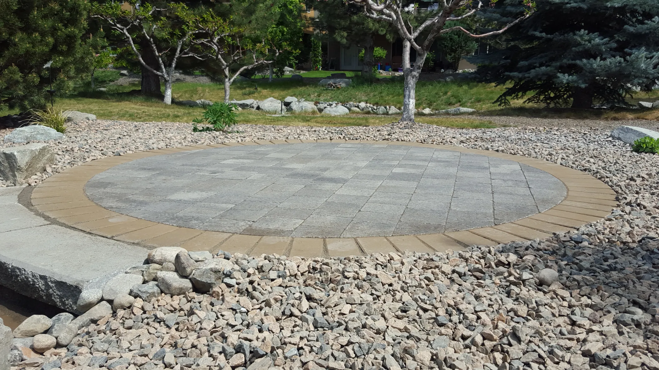 Paving stone project in Osoyoos and Oliver BC