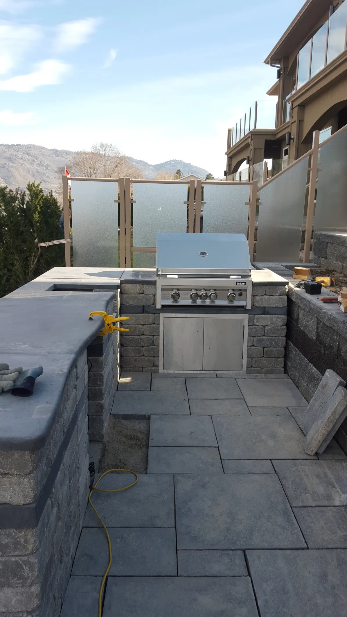 Paving stone project in Osoyoos and Oliver BC