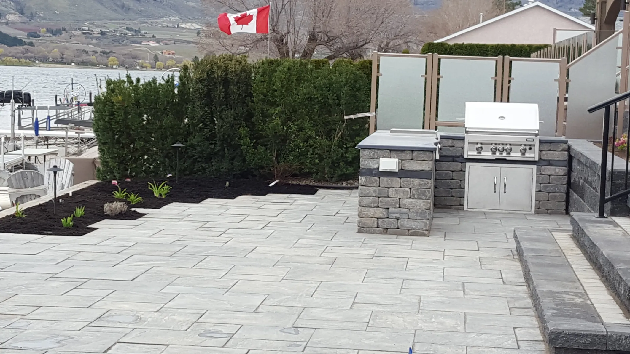 Paving stone project in Osoyoos and Oliver BC