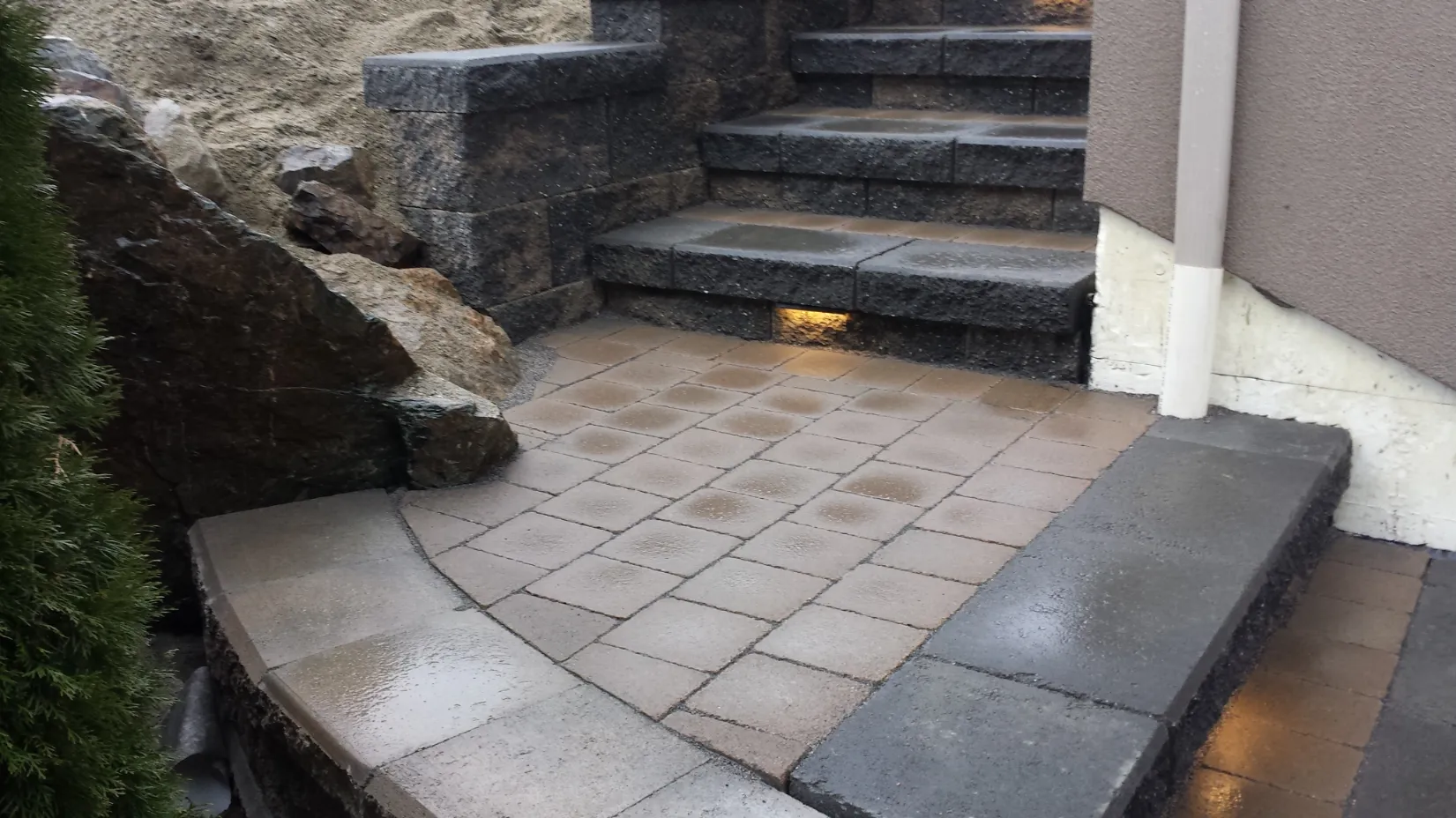 Paving stone project in Osoyoos and Oliver BC