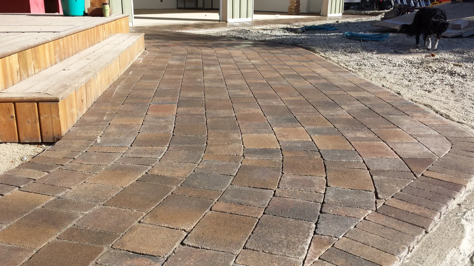 Paving stone project in Osoyoos and Oliver BC