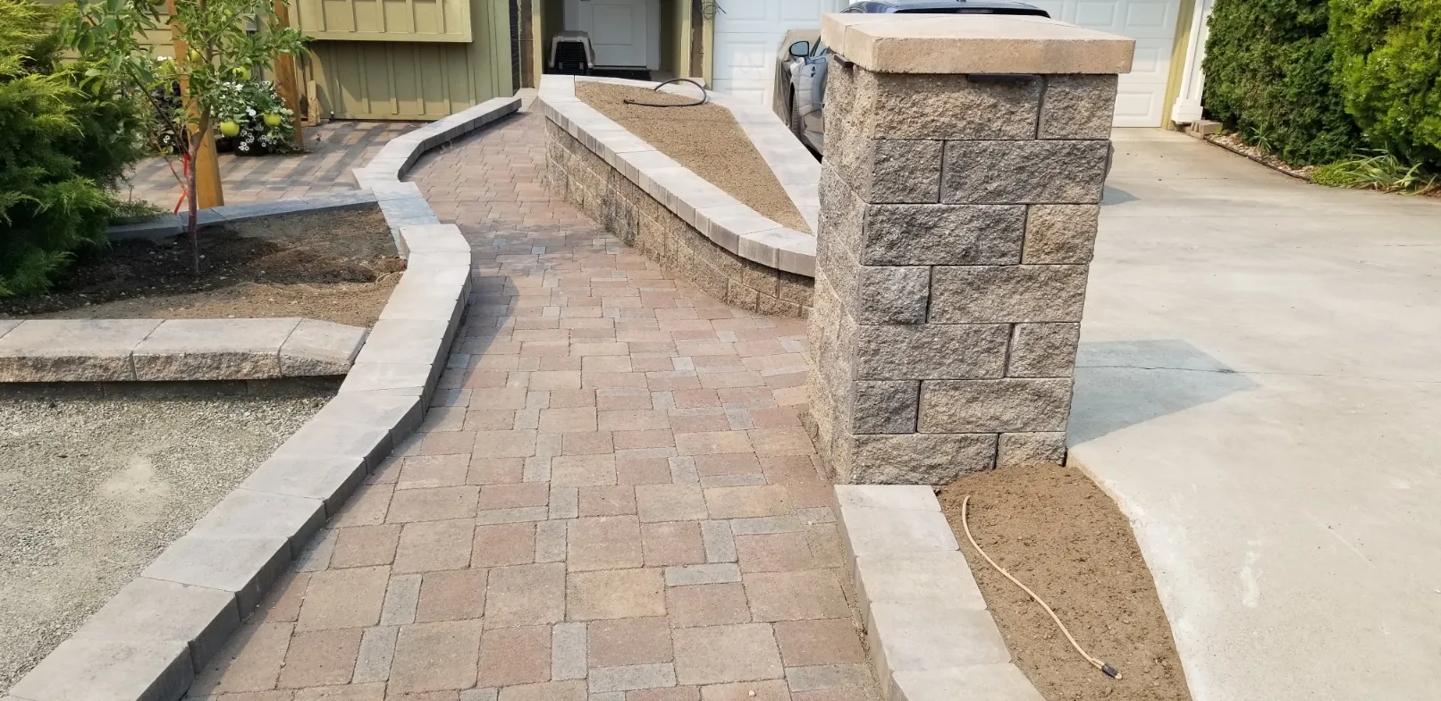Paving stone project in Osoyoos and Oliver BC