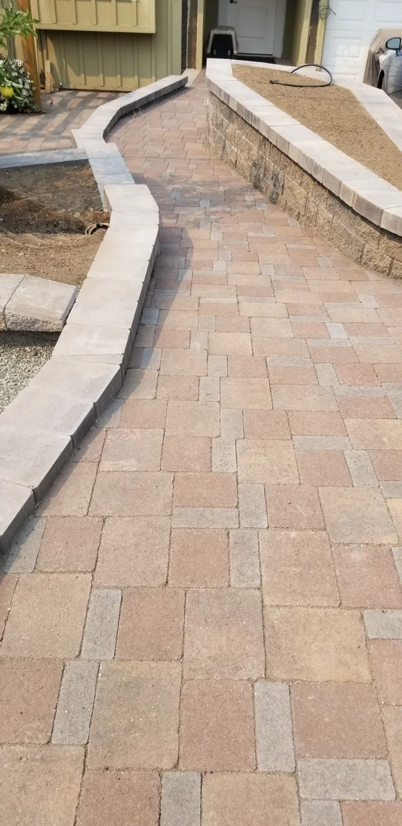 Paving stone project in Osoyoos and Oliver BC