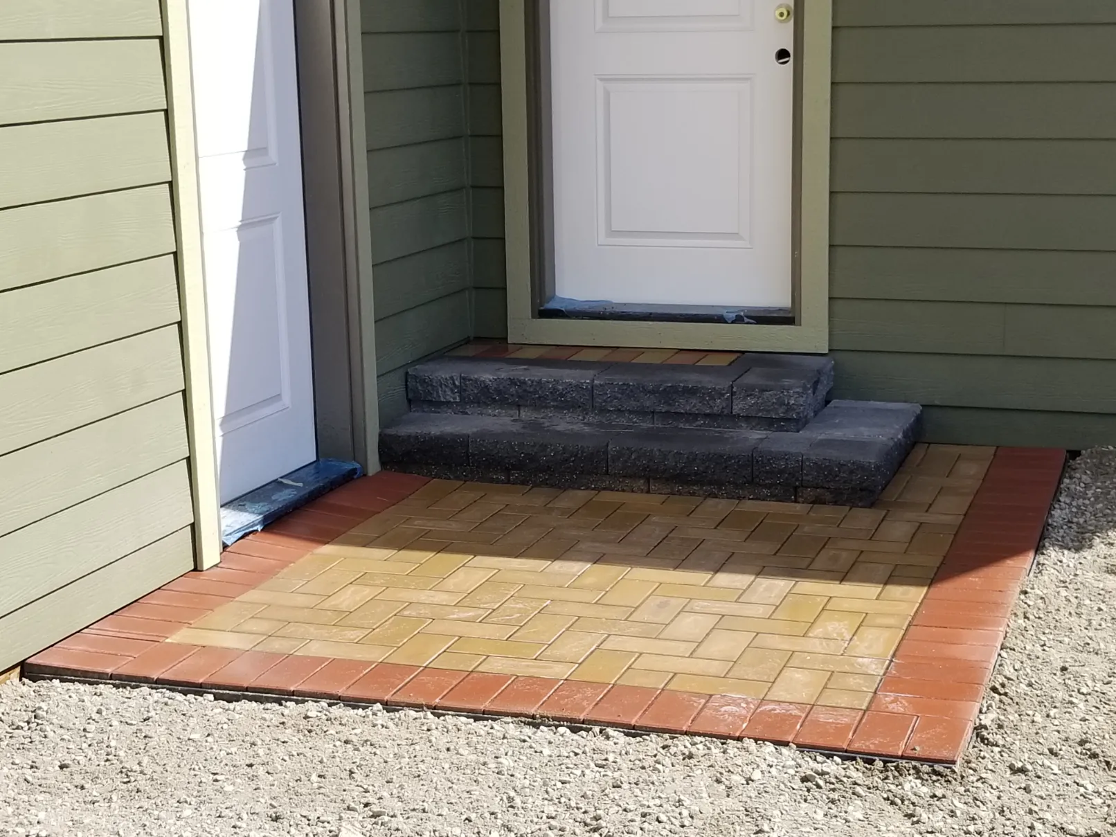 Paving stone project in Osoyoos and Oliver BC