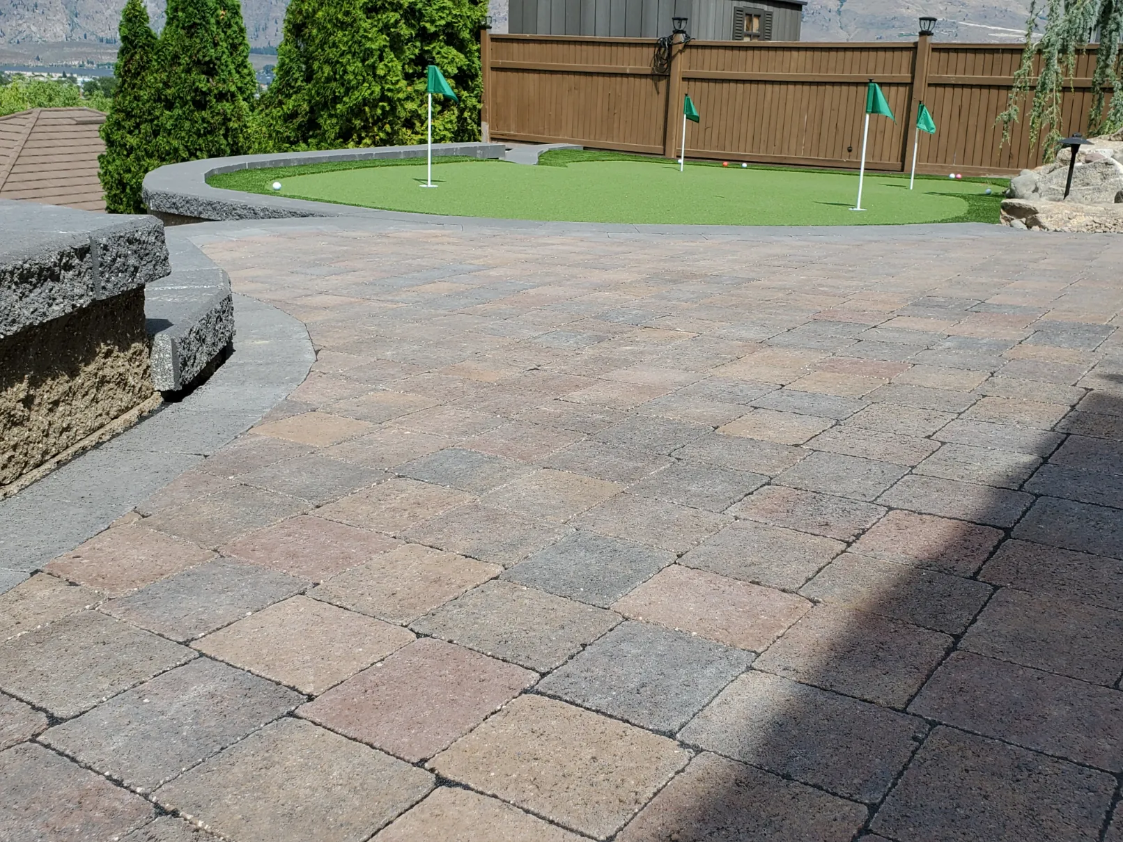 Paving stone project in Osoyoos and Oliver BC