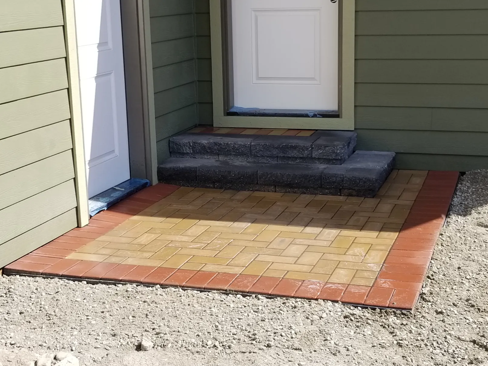 Paving stone project in Osoyoos and Oliver BC