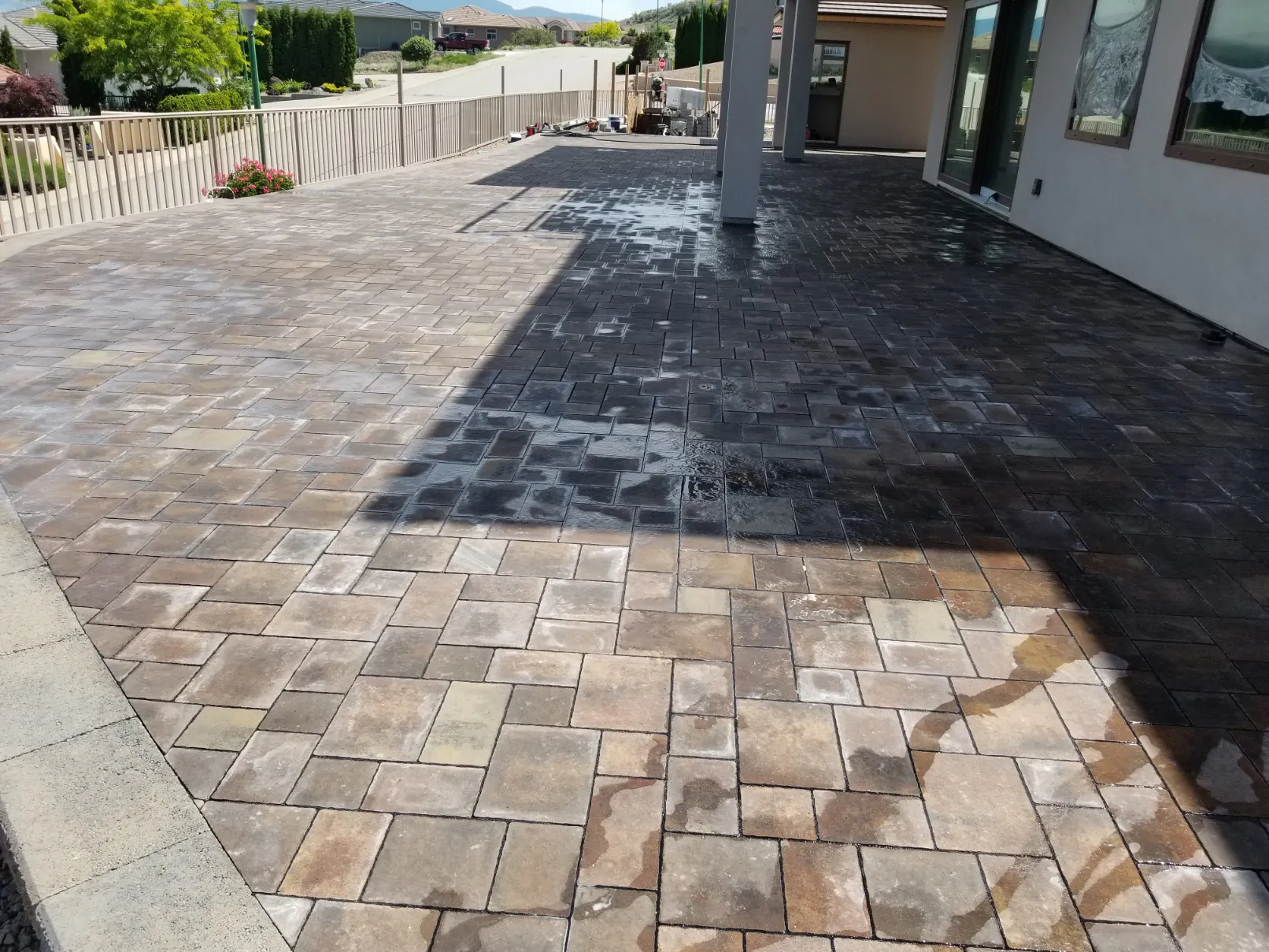 Paving stone project in Osoyoos and Oliver BC
