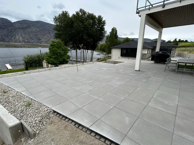 Paving stone project in Osoyoos and Oliver BC