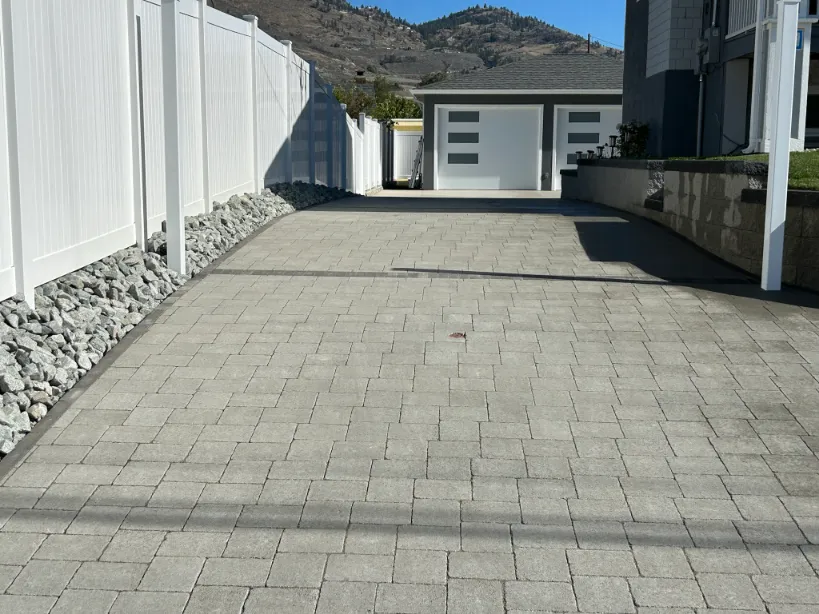 Paving stone project in Osoyoos and Oliver BC