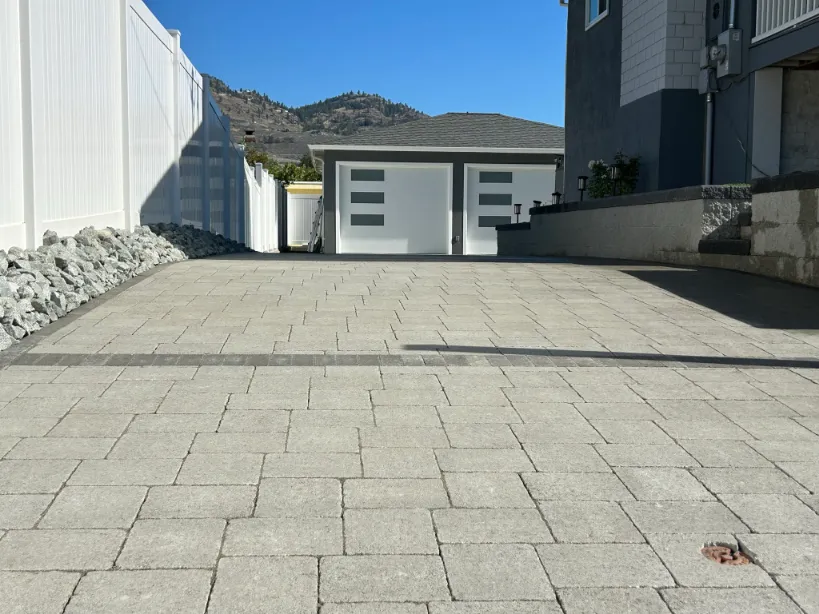 Paving stone project in Osoyoos and Oliver BC