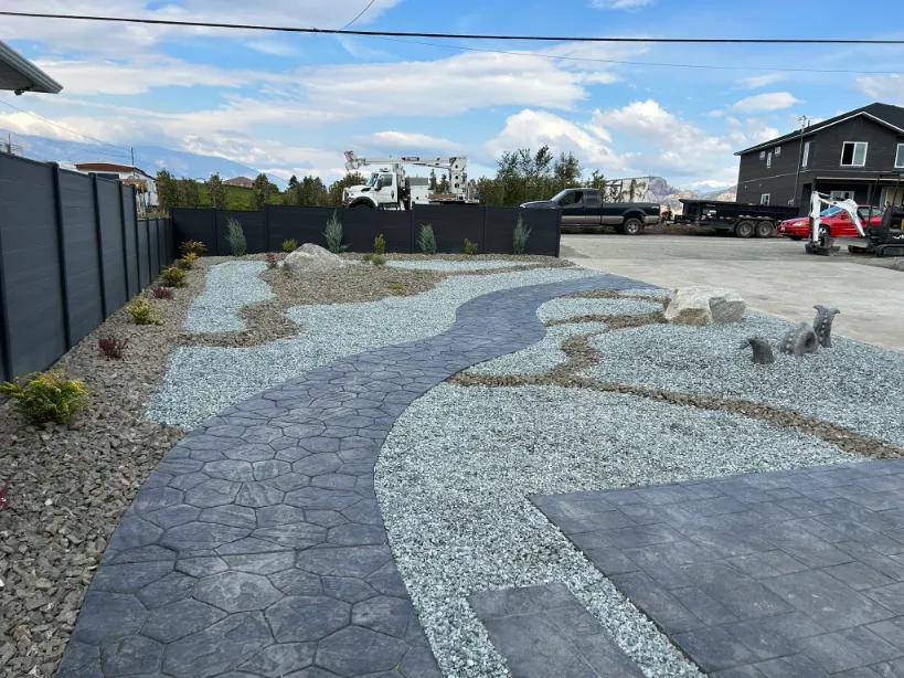 Paving stone project in Osoyoos and Oliver BC